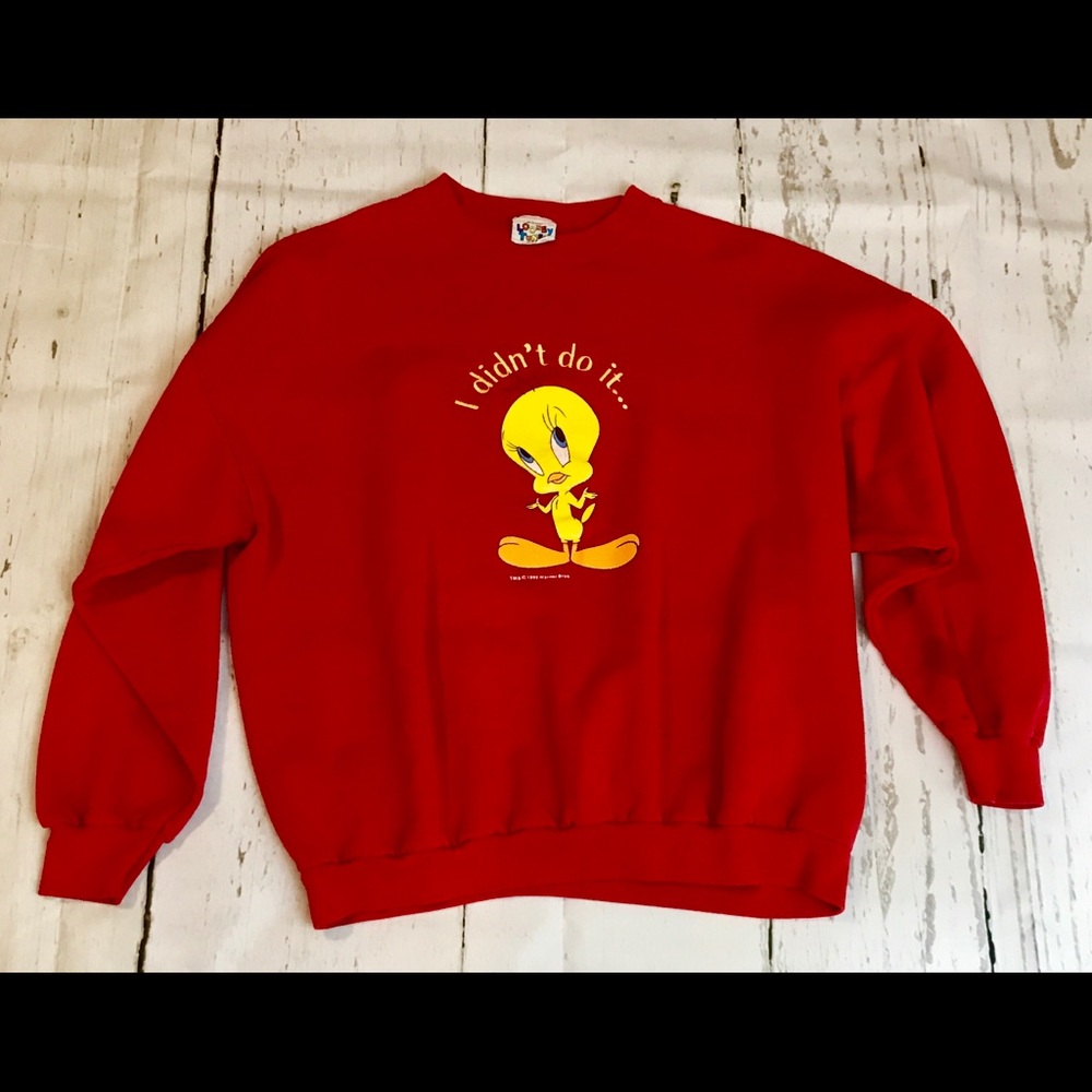 Vintage looney tunes crew neck women’s XL